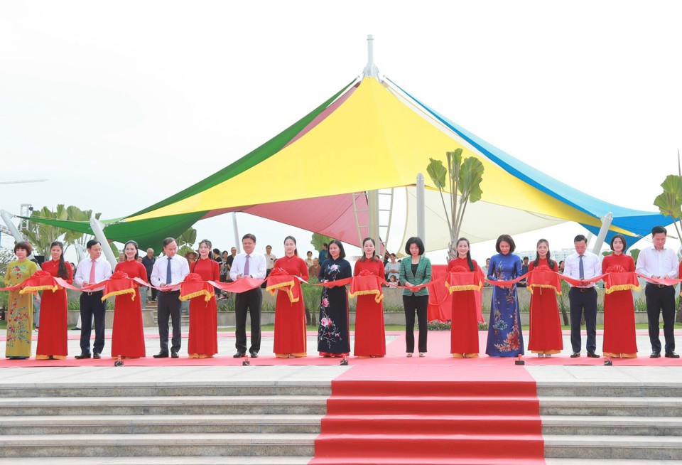 Quận Long Biên, Hà Nội khánh thành công viên, hồ phường Ngọc Thuỵ