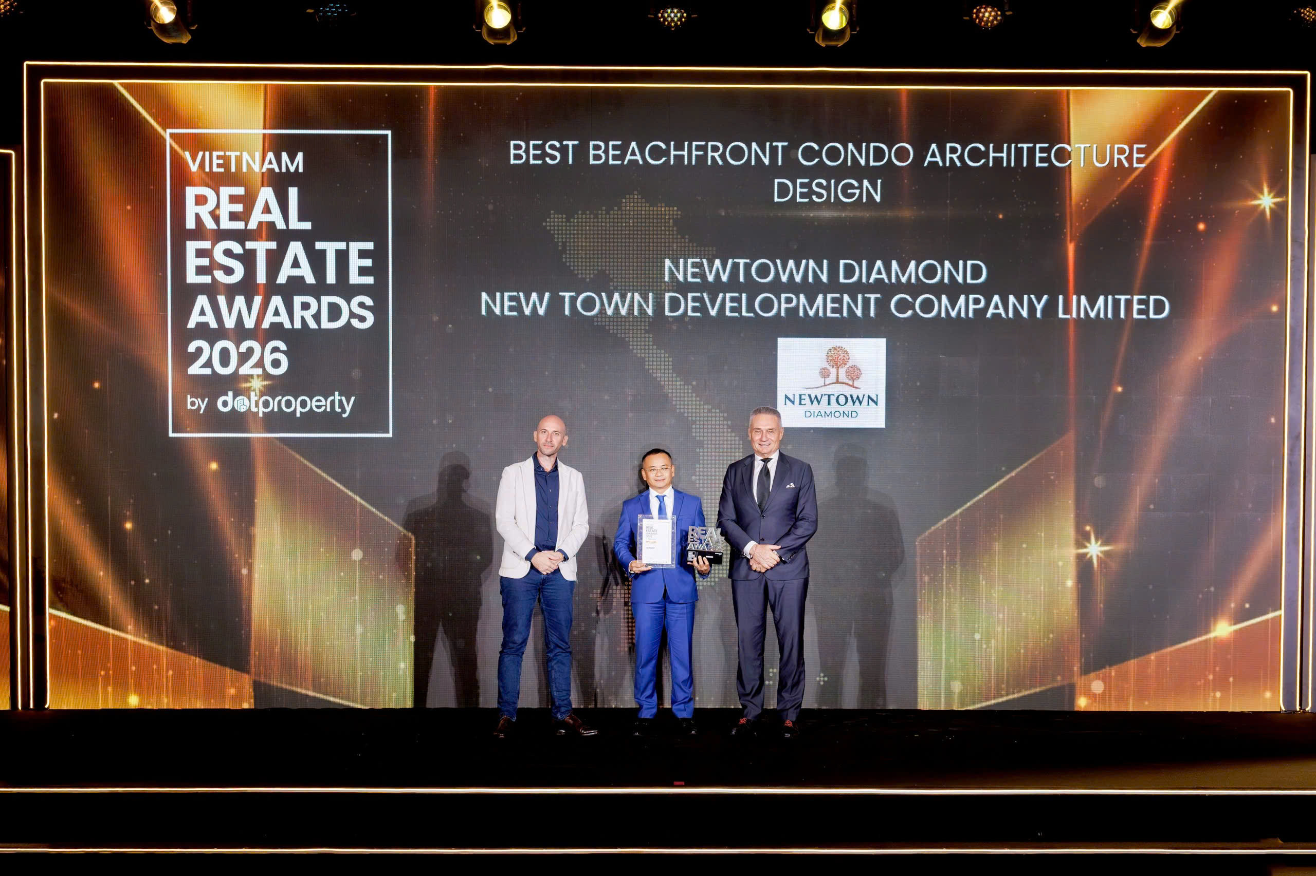 Thiết kế kiến trúc biểu tượng của Newtown Diamond được vinh danh tại Dot Property Awards 2026