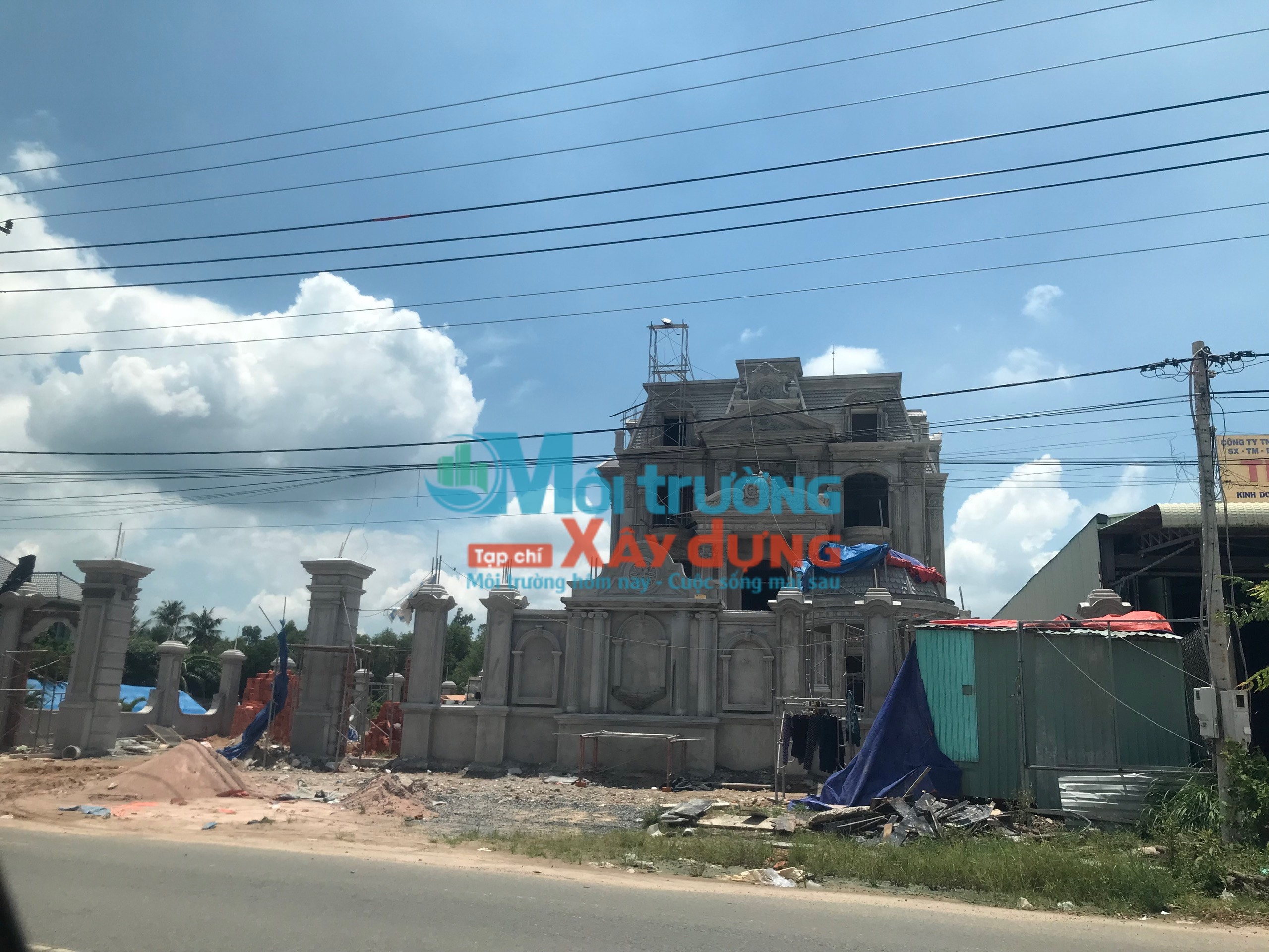 Xuyên Mộc -  Bà Rịa Vũng Tàu: Chờ xử lý Biệt thự “khủng” xây dựng vượt phạm vi cho phép