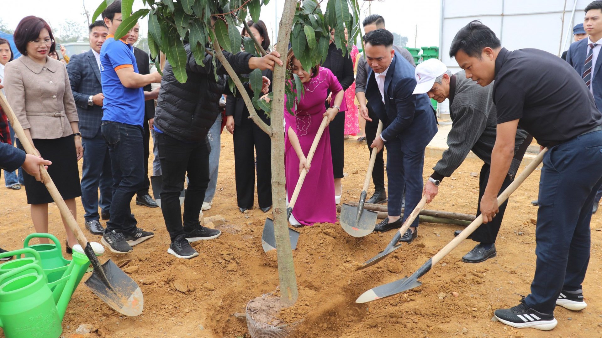 Tạp chí Tài nguyên và Môi trường phát động lễ trồng cây chương trình “Trường Xanh” tại Đại học Quốc gia Hà Nội