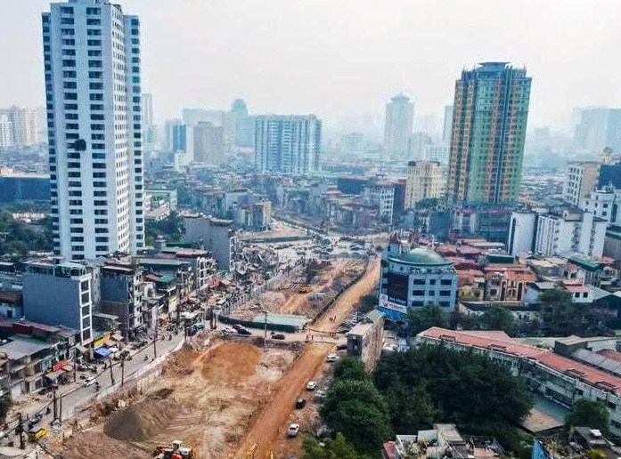 Yêu cầu thông xe Vành đai 1 đoạn Hoàng Cầu - Voi Phục trước dịp Quốc khánh 2/9