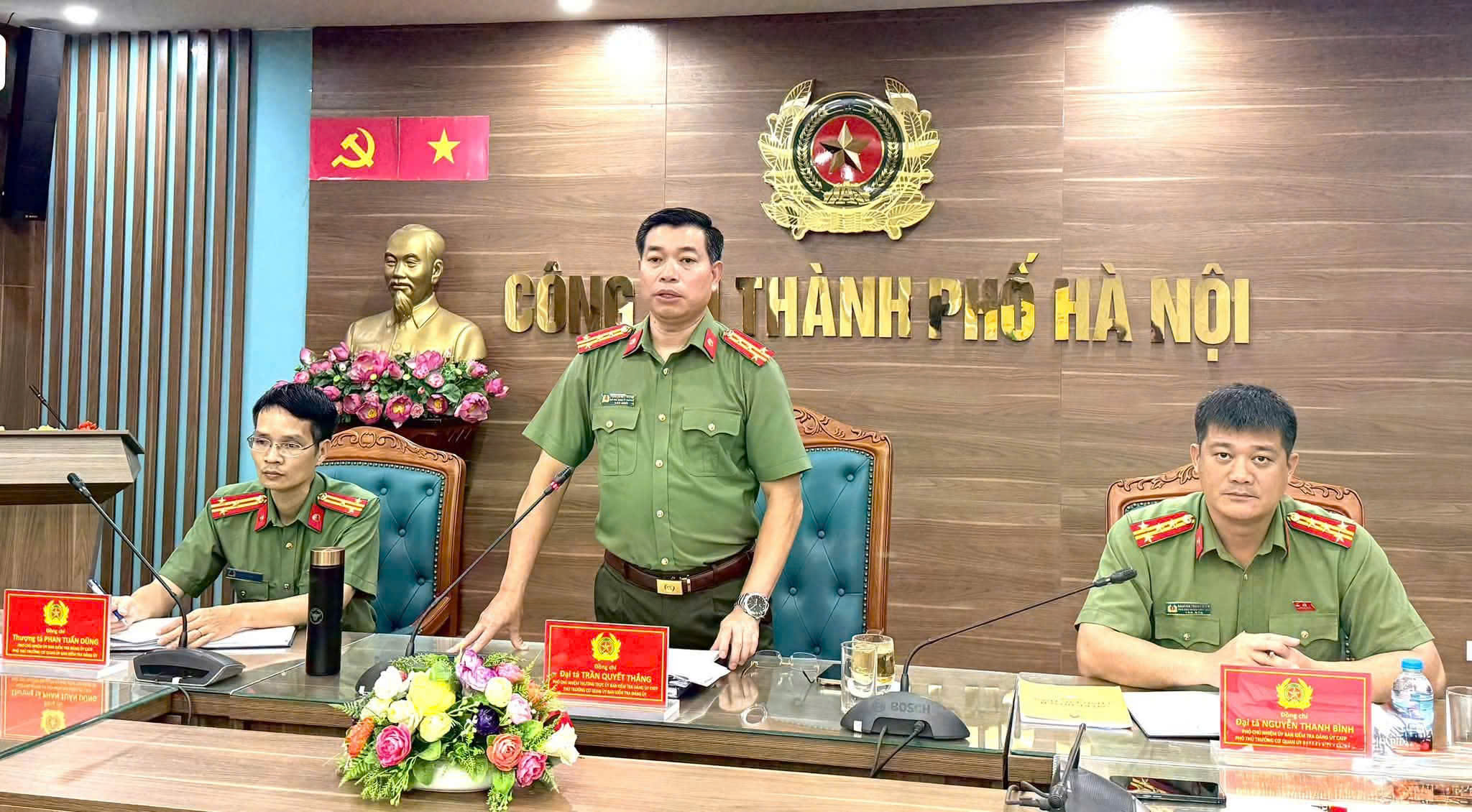 Cơ quan Ủy ban Kiểm tra Đảng ủy Công an thành phố Hà Nội quyết tâm hoàn thành nhiệm vụ năm 2026