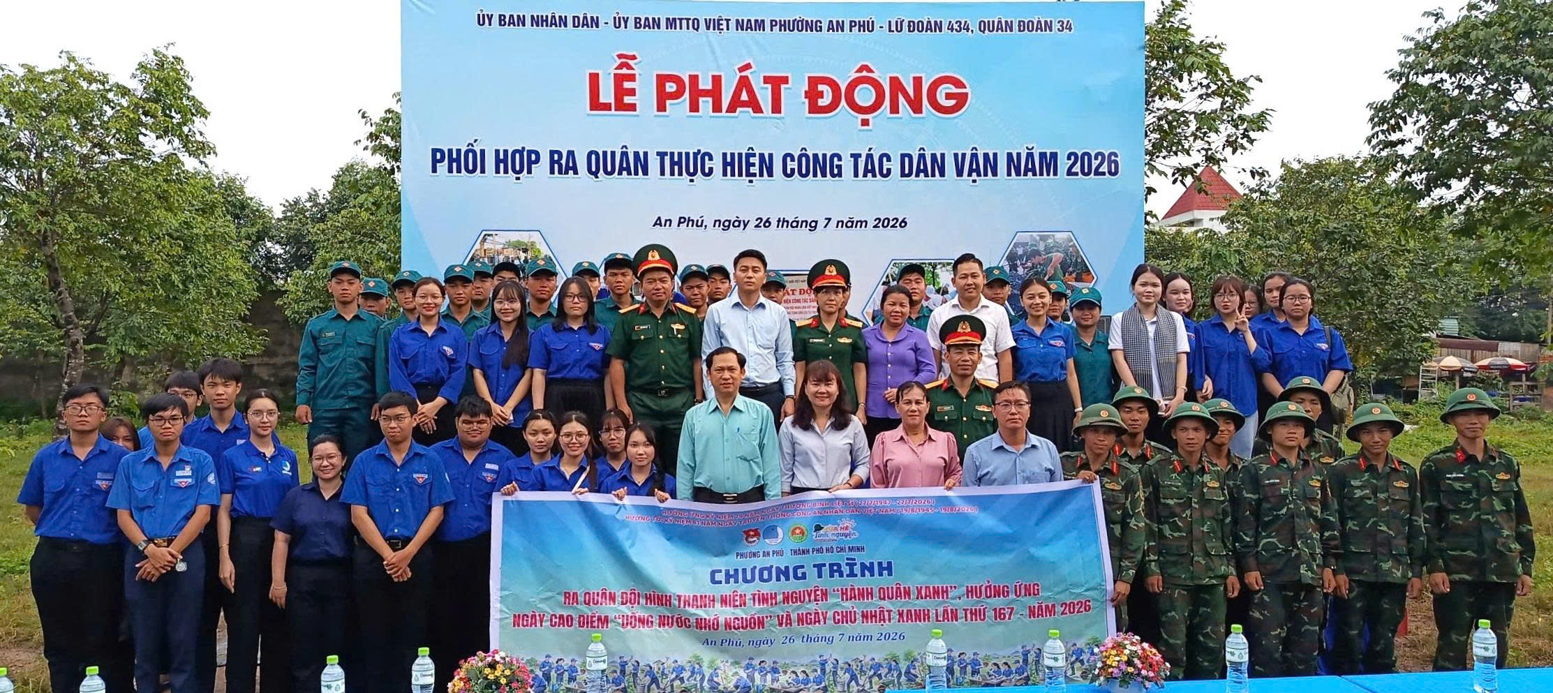 Phường An Phú ra quân chỉnh trang đô thị, thực hiện công tác dân vận