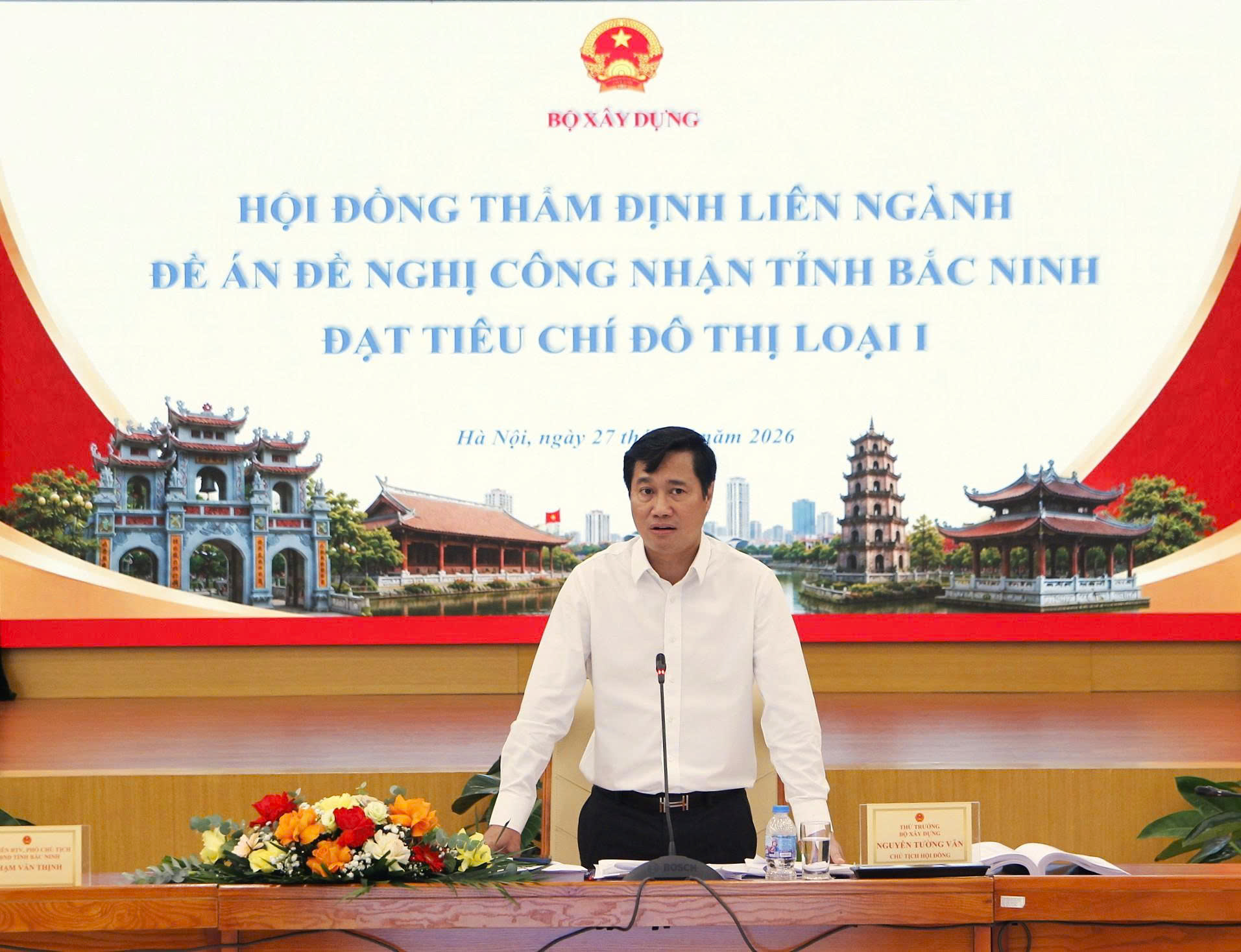 Hội đồng thẩm định thống nhất tỉnh Bắc Ninh cơ bản đáp ứng tiêu chí đô thị loại I