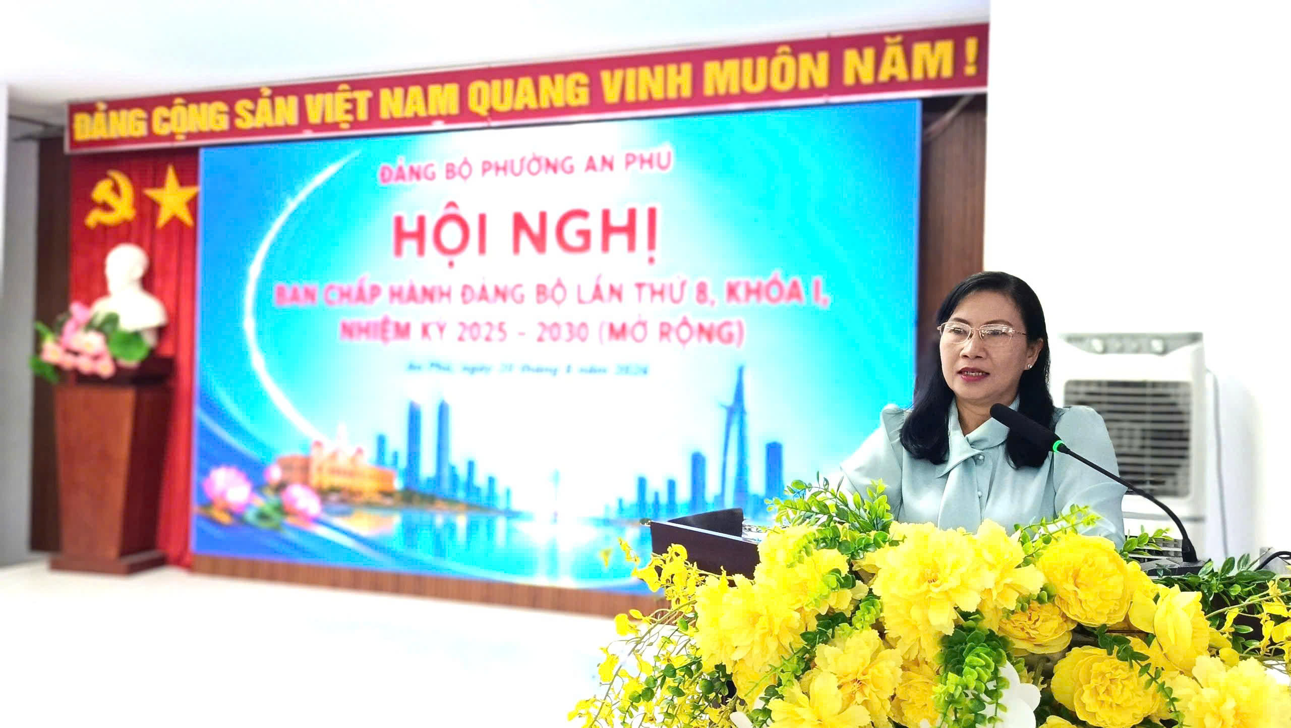 TPHCM: Phường An Phú tổ chức hội nghị Ban chấp hành Đảng bộ lần thứ 8 mở rộng