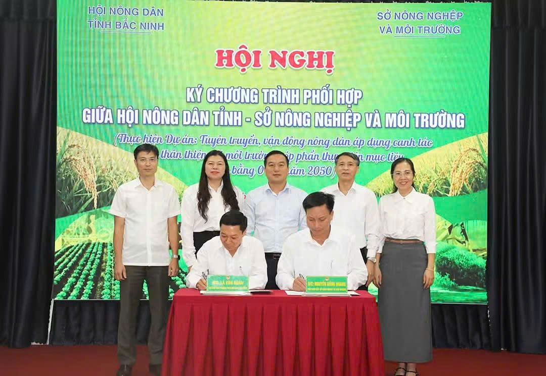 Hội Nông dân tỉnh Bắc Ninh và Sở NN&MT phối hợp phát triển nông nghiệp sinh thái