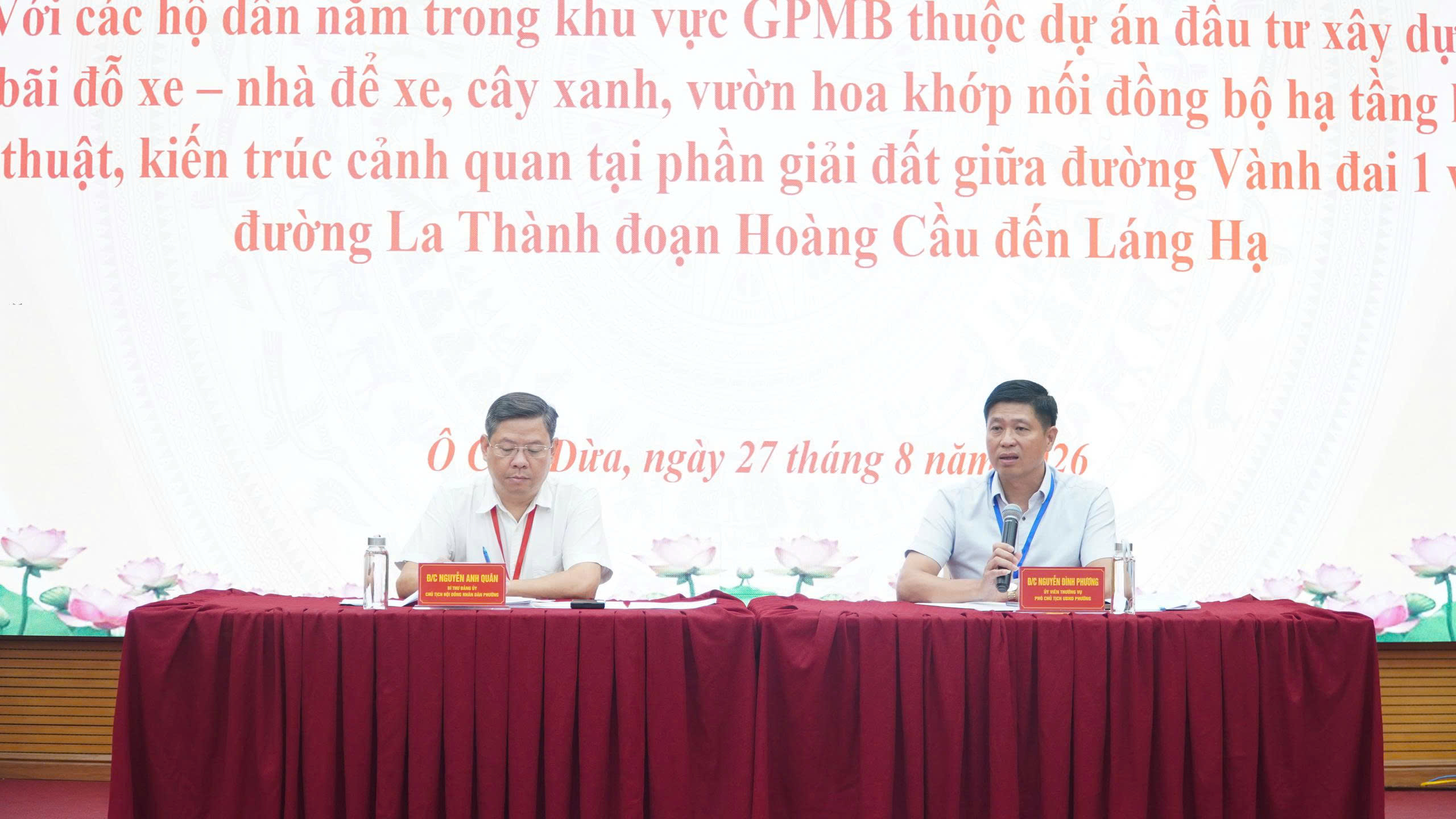 Phường Ô Chợ Dừa, Hà Nội: Đối thoại thẳng thắn bảo đảm quyền lợi người dân 