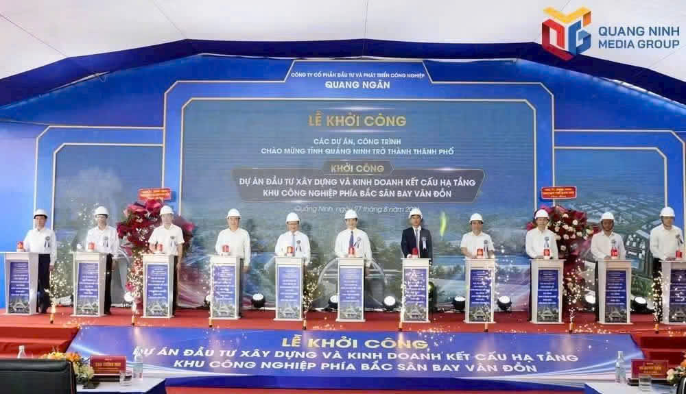 Khởi công Khu công nghiệp Đông Bắc sân bay Vân Đồn, hướng tới phát triển xanh và công nghệ cao