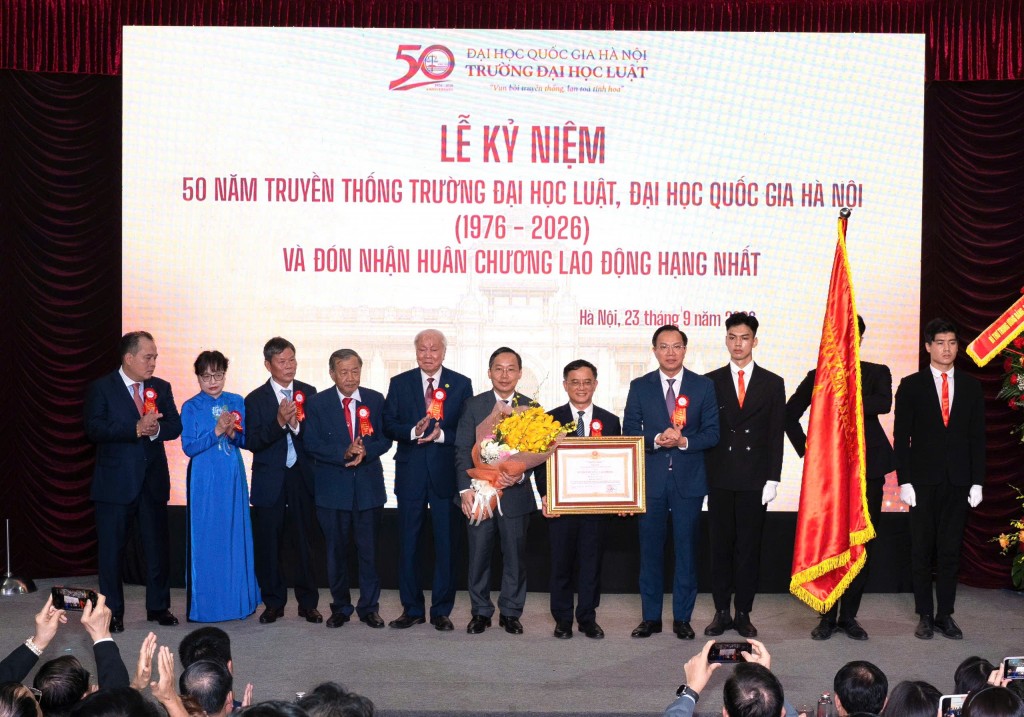 Trường Đại học Luật, Đại học Quốc gia Hà Nội kỷ niệm 50 năm truyền thống