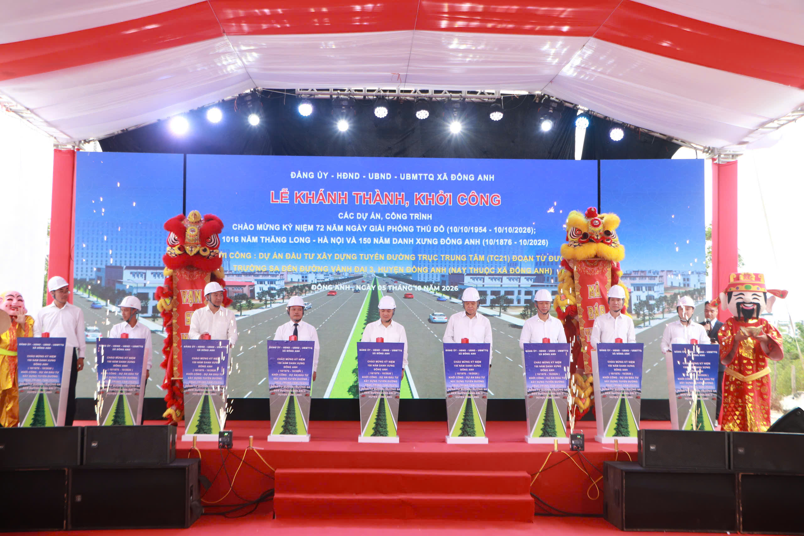 Đông Anh khởi công nhiều dự án lớn chào mừng 150 năm danh xưng Đông Anh