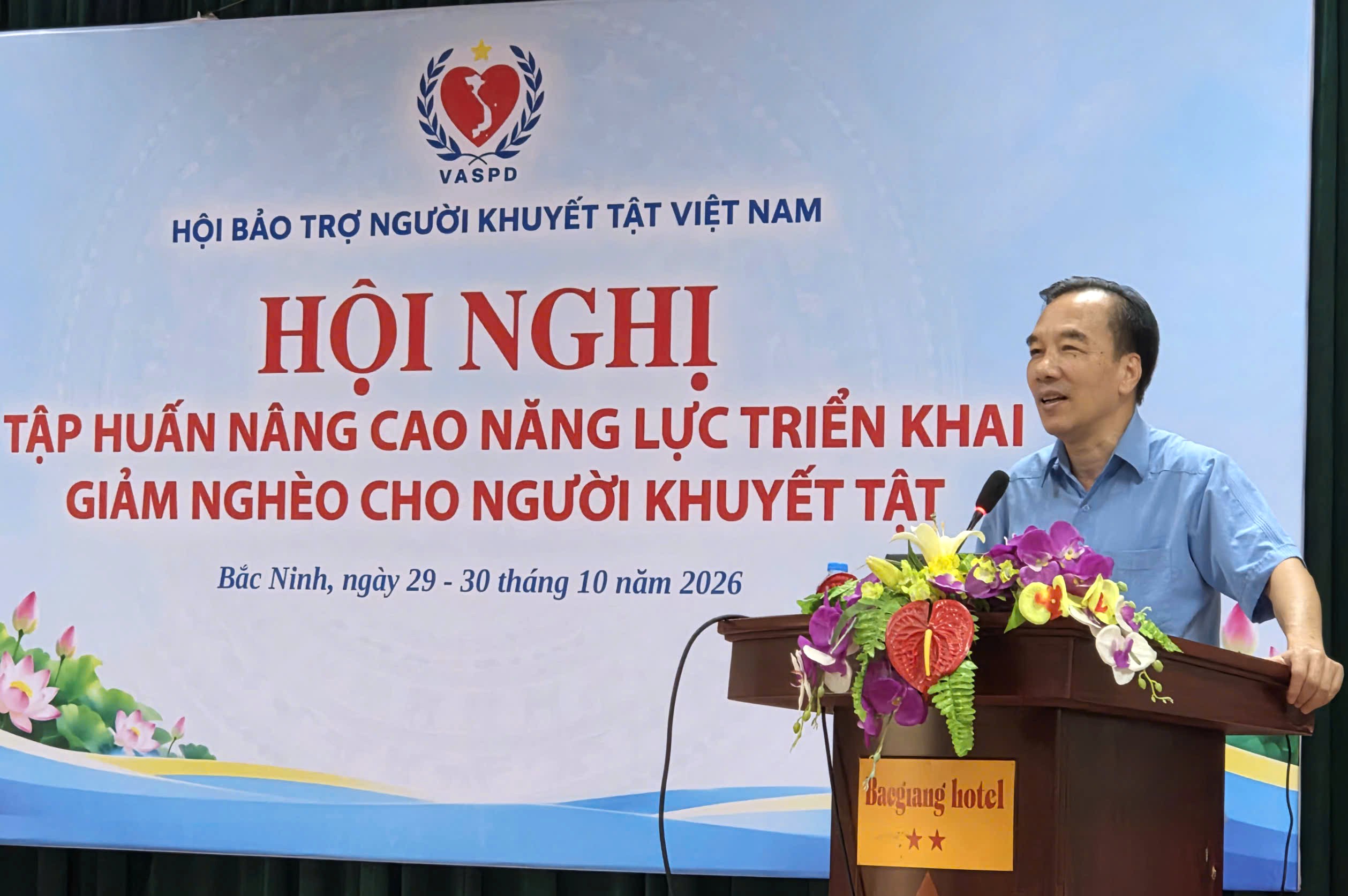 Tập huấn nâng cao năng lực triển khai giảm nghèo cho người khuyết tật 