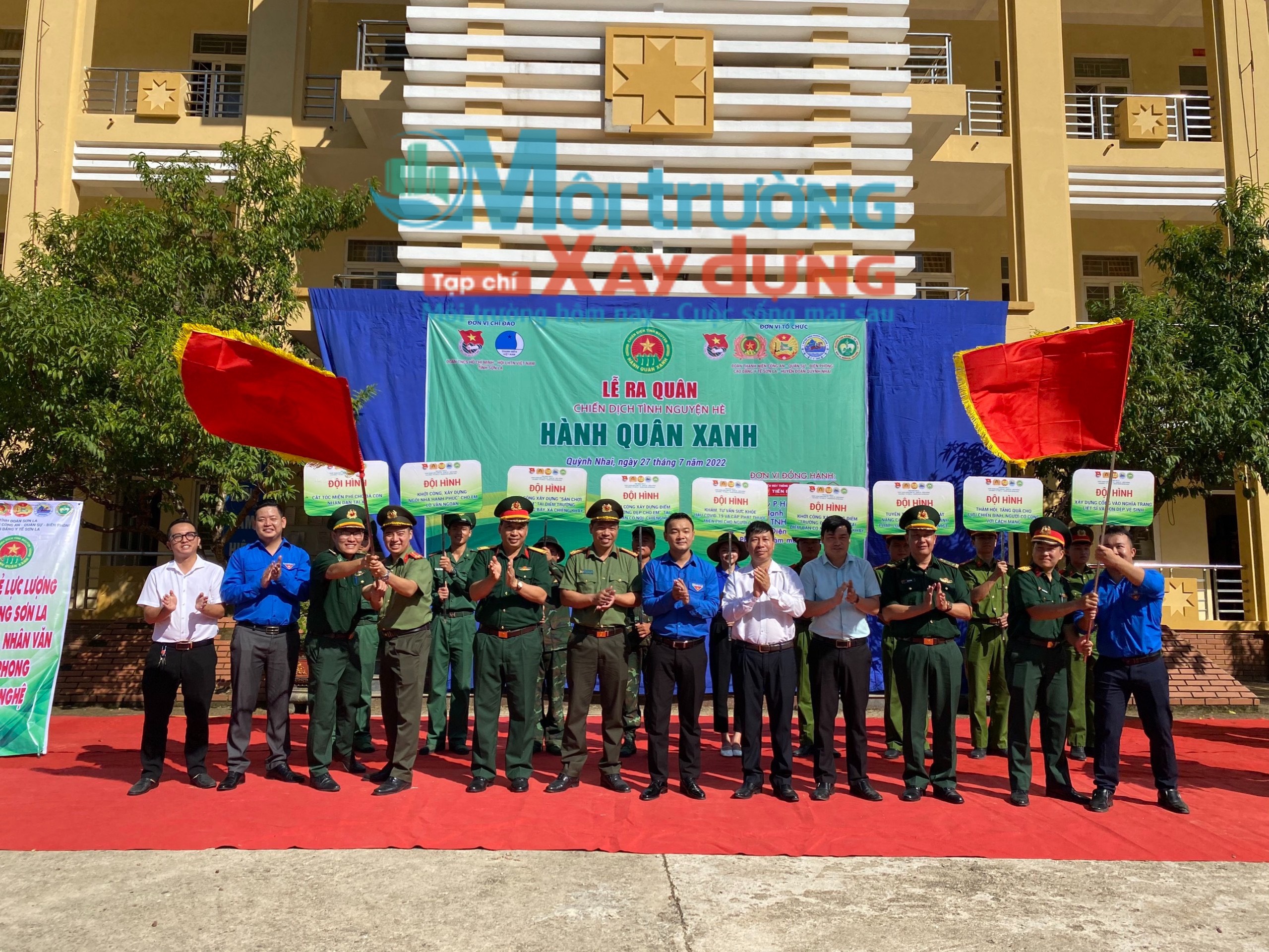 Tuổi trẻ BĐBP tỉnh Sơn La: Phối hợp tổ chức chiến dịch tình nguyện “Hành quân xanh năm 2022”