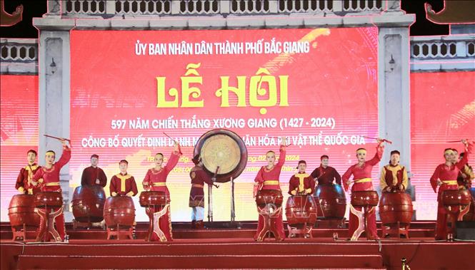 Công bố Lễ hội Xương Giang là Di sản văn hóa phi vật thể quốc gia