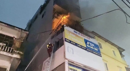 Thông tin ban đầu vụ hỏa hoạn xảy ra tại số nhà 207, Định Công Hạ, Hoàng Mai, Hà Nội