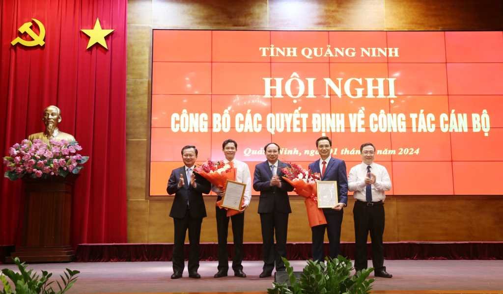 Quảng Ninh: Hội nghị công bố các quyết định về công tác cán bộ