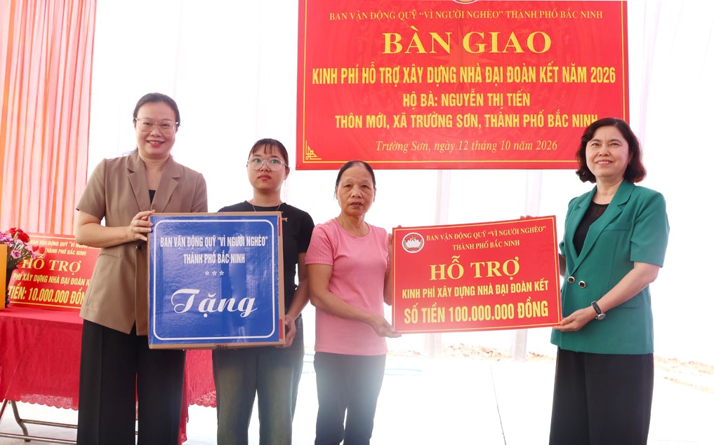 Bắc Ninh: Hỗ trợ nhà ở, tạo điểm tựa thoát nghèo tại  xã Trường Sơn