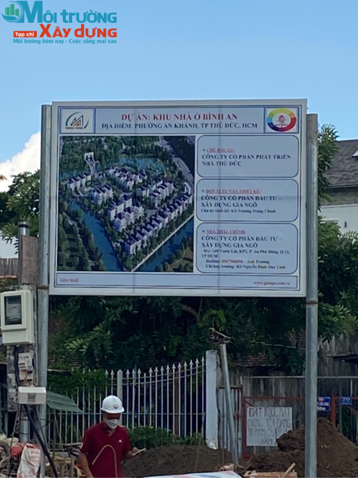 Thủ Đức – TP.Hồ Chí Minh: Triển khai rầm rộ Dự án khu nhà ở Bình An, người dân chính thức bị bịt lối đi chính