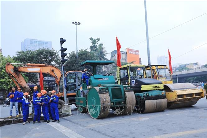 Hà Nội khởi công dự án tăng cường giao thông đô thị