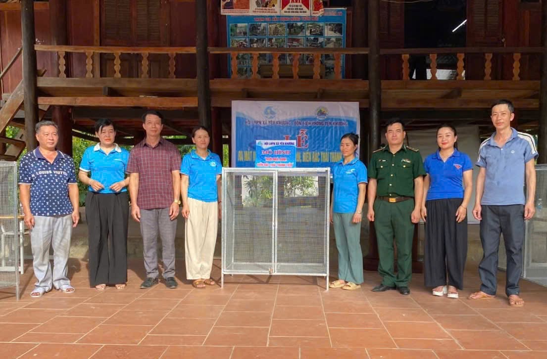Yên Khương (Thanh Hoá) ra mắt mô hình “ngôi nhà xanh – biến rác thải thành tiền”