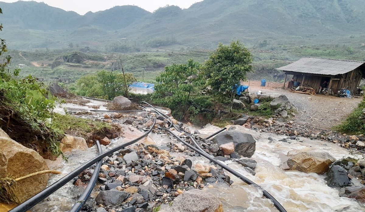 Sa Pa - Lào Cai: Mưa lũ gây thiệt hại hơn 1 tỷ đồng