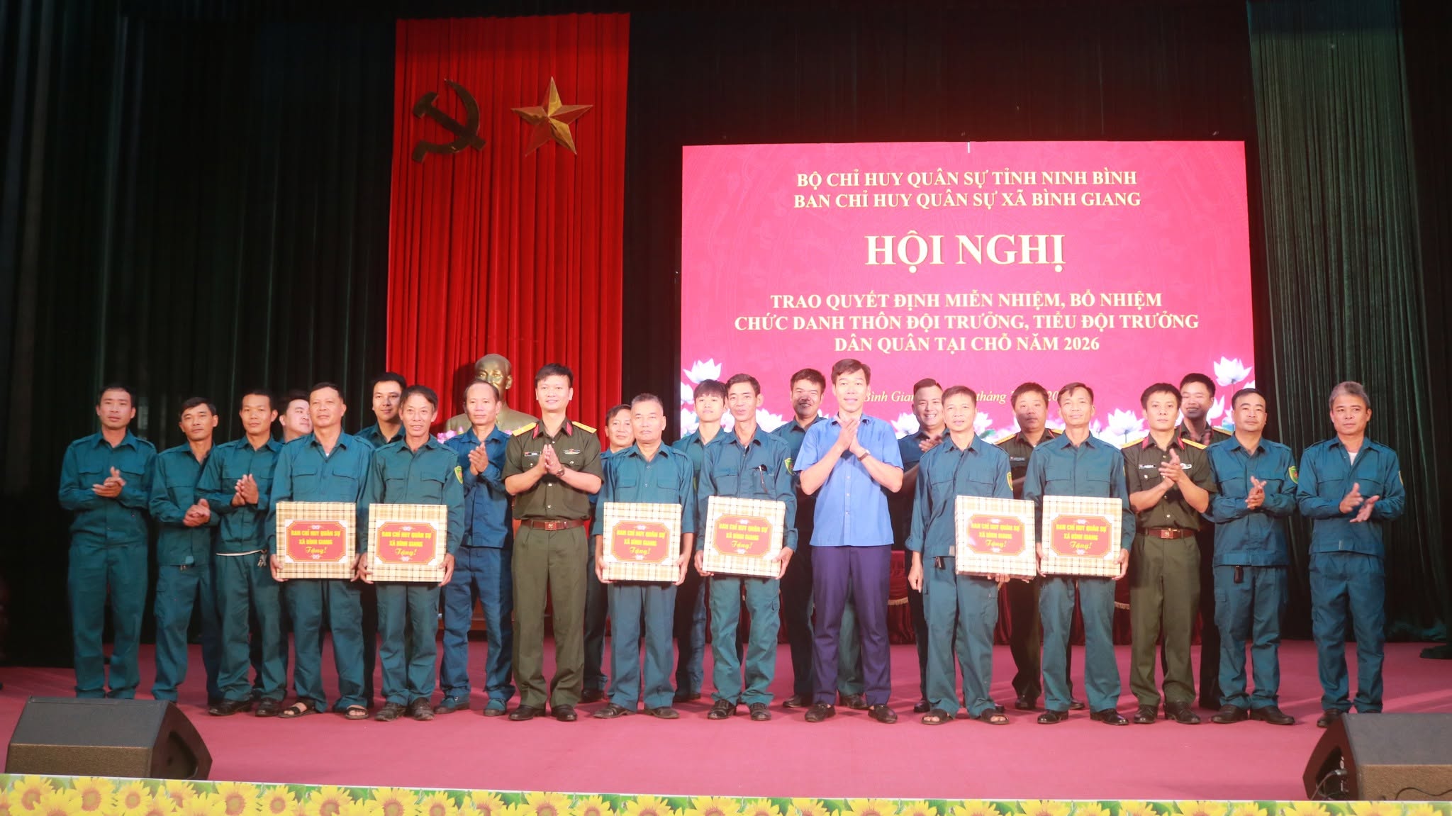 Bình Giang kiện toàn đội ngũ cán bộ dân quân tự vệ, nâng cao chất lượng lực lượng vũ trang cơ sở