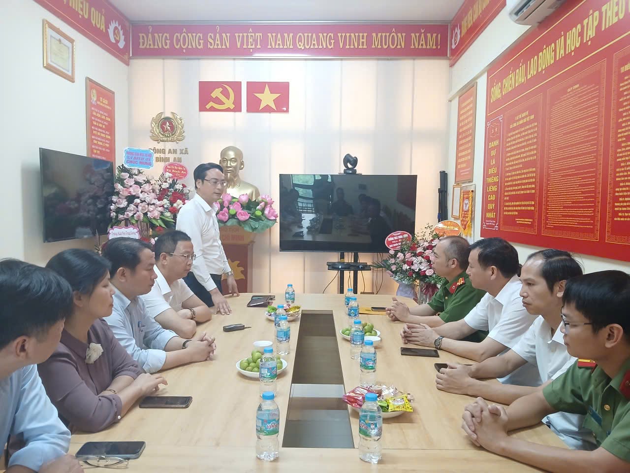 Công an xã Bình An phát huy truyền thống, giữ vững an ninh trật tự địa bàn