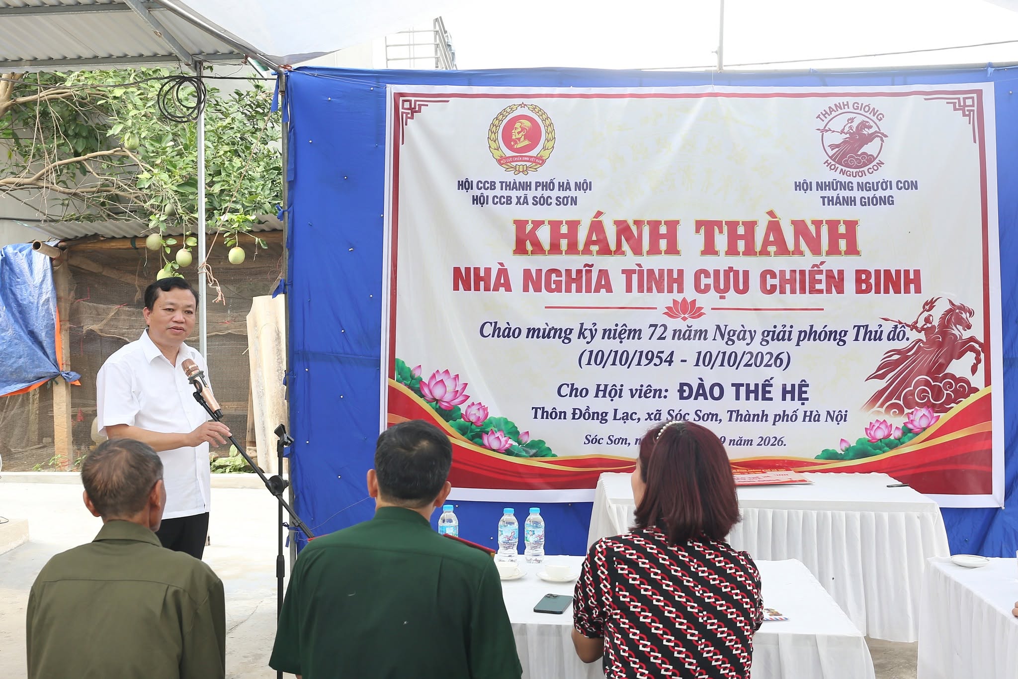 Ấm áp ngôi nhà nghĩa tình Cựu chiến binh tại xã Sóc Sơn