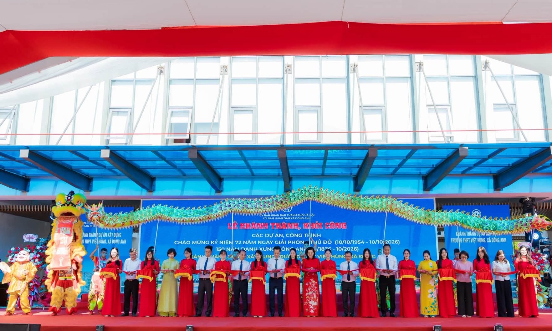 Đông Anh - Hà Nội: Khánh thành Trường THPT Việt Hùng dấu ấn mới trên hành trình phát triển giáo dục