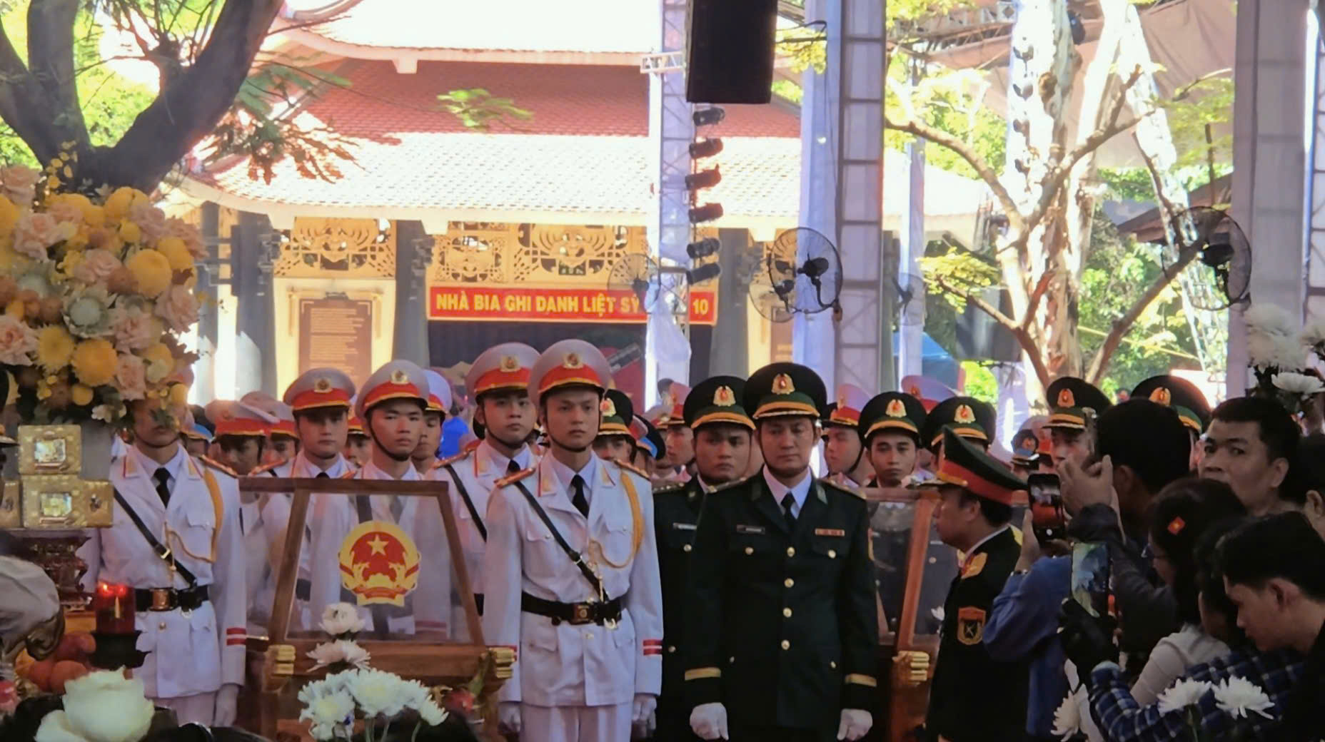 TP.HCM: Trang nghiêm lễ tiễn đưa 731 hài cốt liệt sĩ về Nghĩa trang Liệt sĩ Thành phố