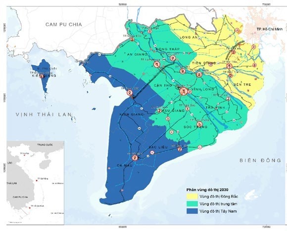 Định hướng phát triển đô thị vùng Đồng bằng sông Cửu Long thích ứng với biến đổi khí hậu
