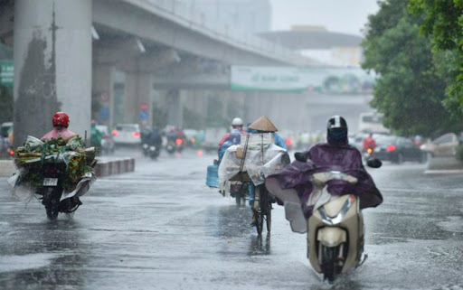 Ngày 6/3: Bắc Bộ và Bắc Trung Bộ mưa dông, đêm chuyển rét