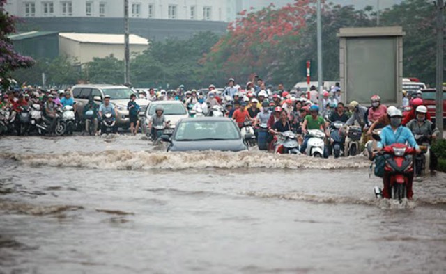 Hà Nội: Các điểm dễ bị ngập lụt khi mưa lớn