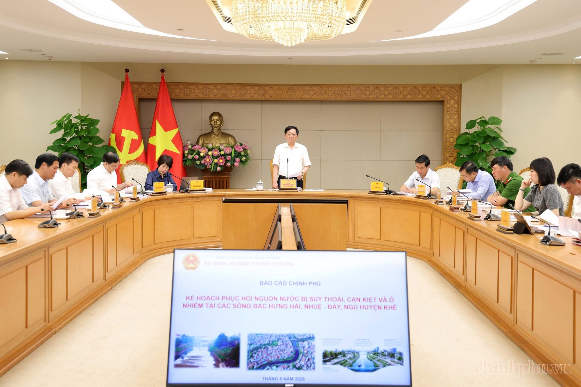 Yêu cầu phục hồi đồng bộ các hệ thống sông Bắc Hưng Hải, Nhuệ - Đáy, Ngũ Huyện Khê
