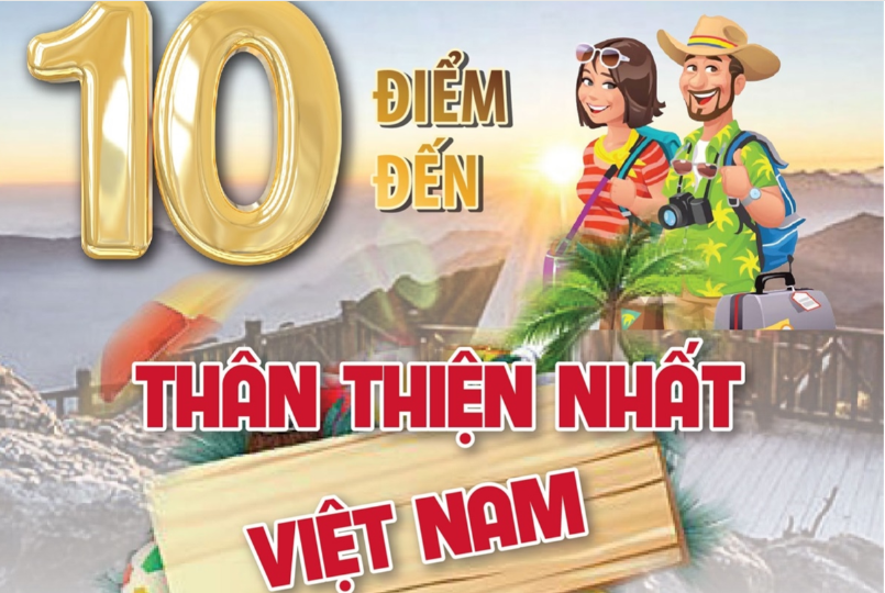 10 điểm đến thân thiện nhất Việt Nam