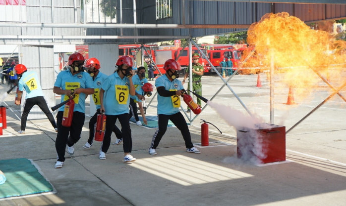 Đà Nẵng tổ chức hội thi nghiệp vụ chữa cháy và cứu nạn cứu hộ tổ liên gia an toàn pccc năm 2024