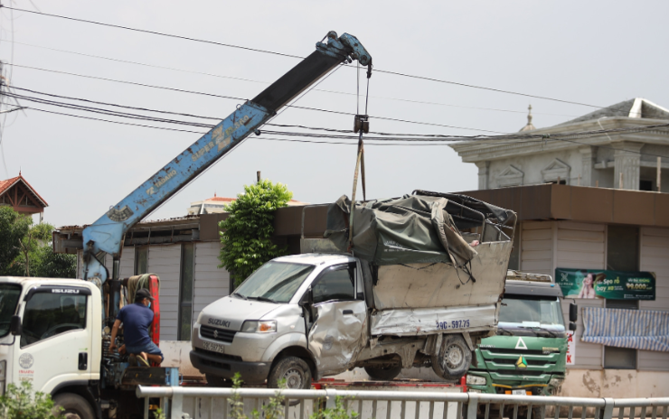 Hà Nội: Nhanh chóng khắc phục hậu quả vụ TNGT đặc biệt nghiêm trọng và thương tâm tại huyện Hoài Đức