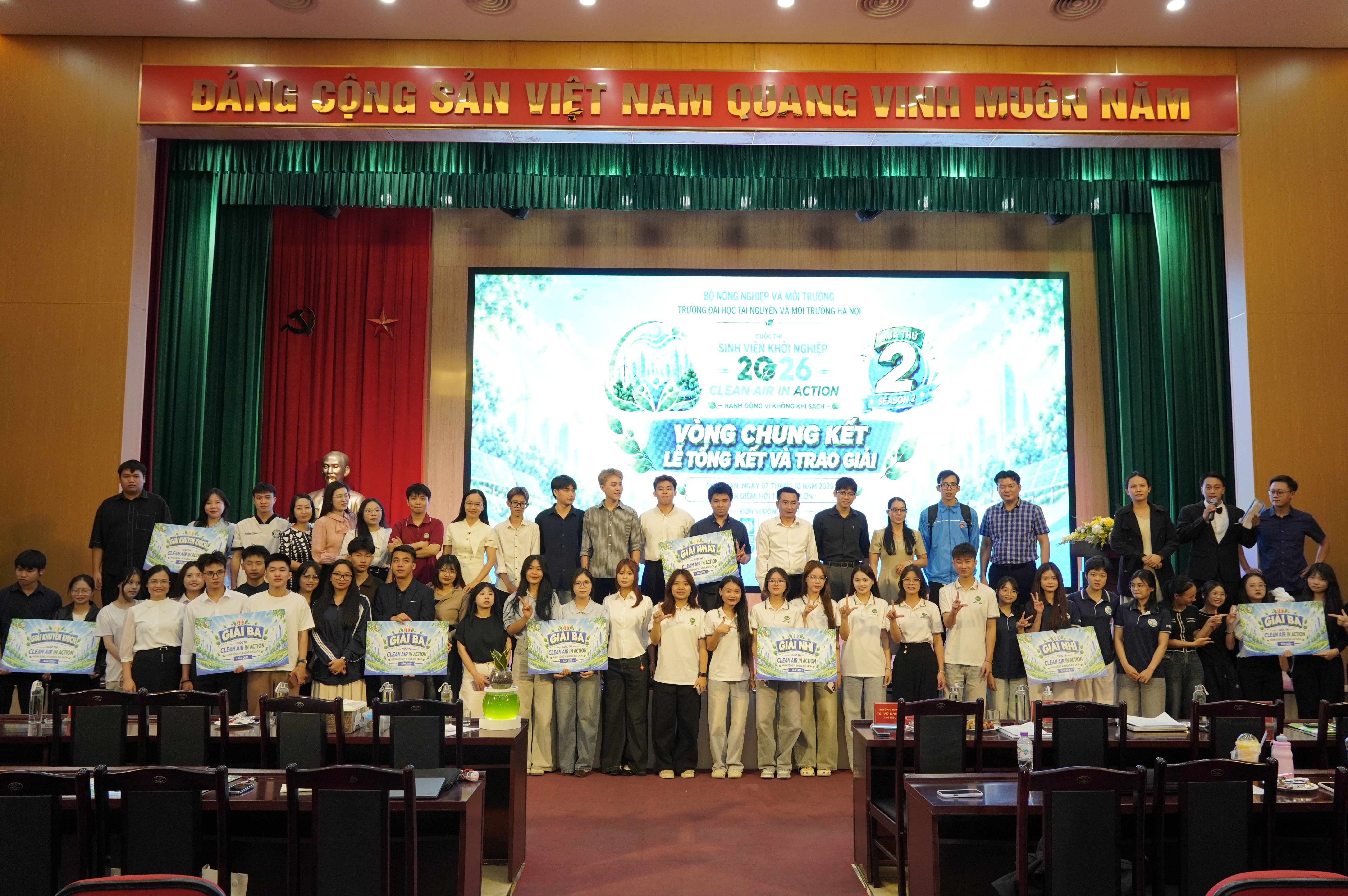 Chung kết cuộc thi sinh viên khởi nghiệp “Clean Air in Action - Hành động vì không khí sạch” năm 2026