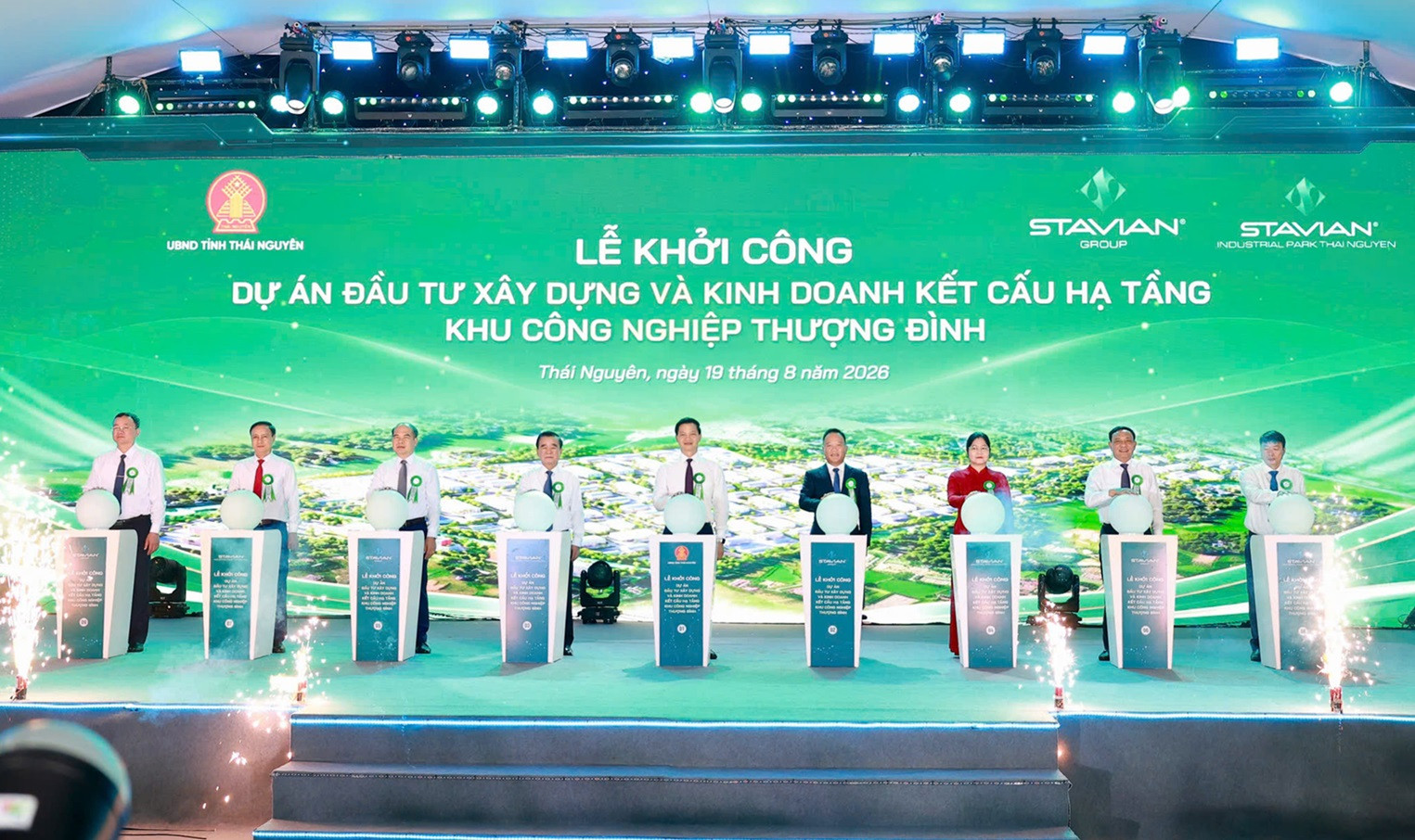 Thái Nguyên đồng loạt khởi công các dự án, công trình kỷ niệm Cách mạng tháng Tám