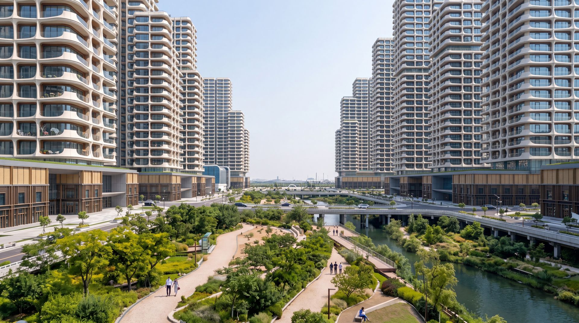 Hà Nội khởi công khu đô thị 267ha ven sông Hồng, dành gần 40% diện tích cho cây xanh