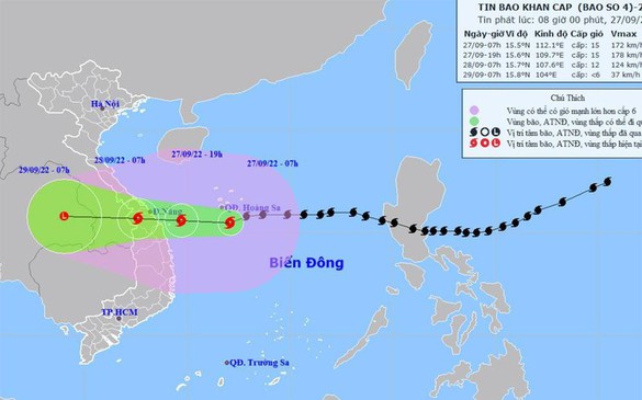 Thủ tướng Chính phủ tiếp tục có công điện về việc tập trung ứng phó khẩn cấp với bão Noru