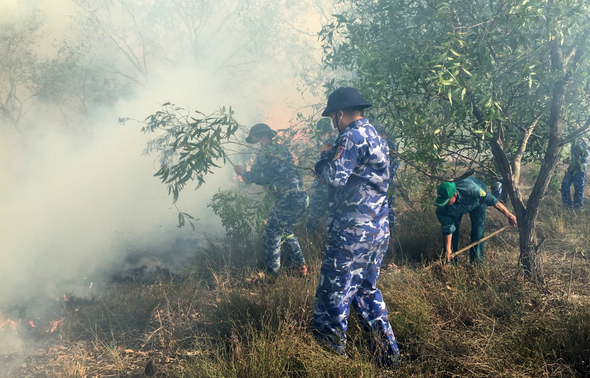 Quảng Trị: Cháy khoảng 30 ha rừng phòng hộ