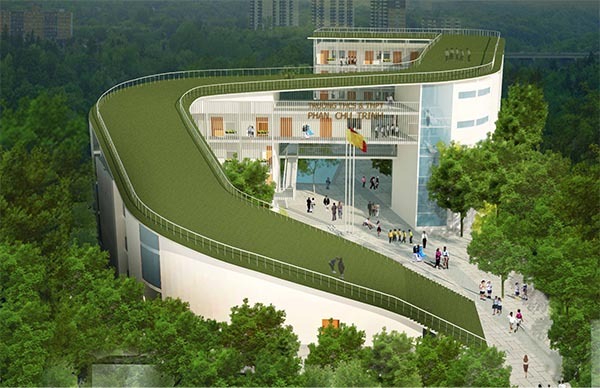 “Kiến trúc xanh ” trong thiết kế trường học ở Việt Nam