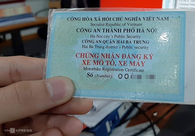 Người dân có thể tới công an phường, xã đăng ký biển số xe máy từ 21/5