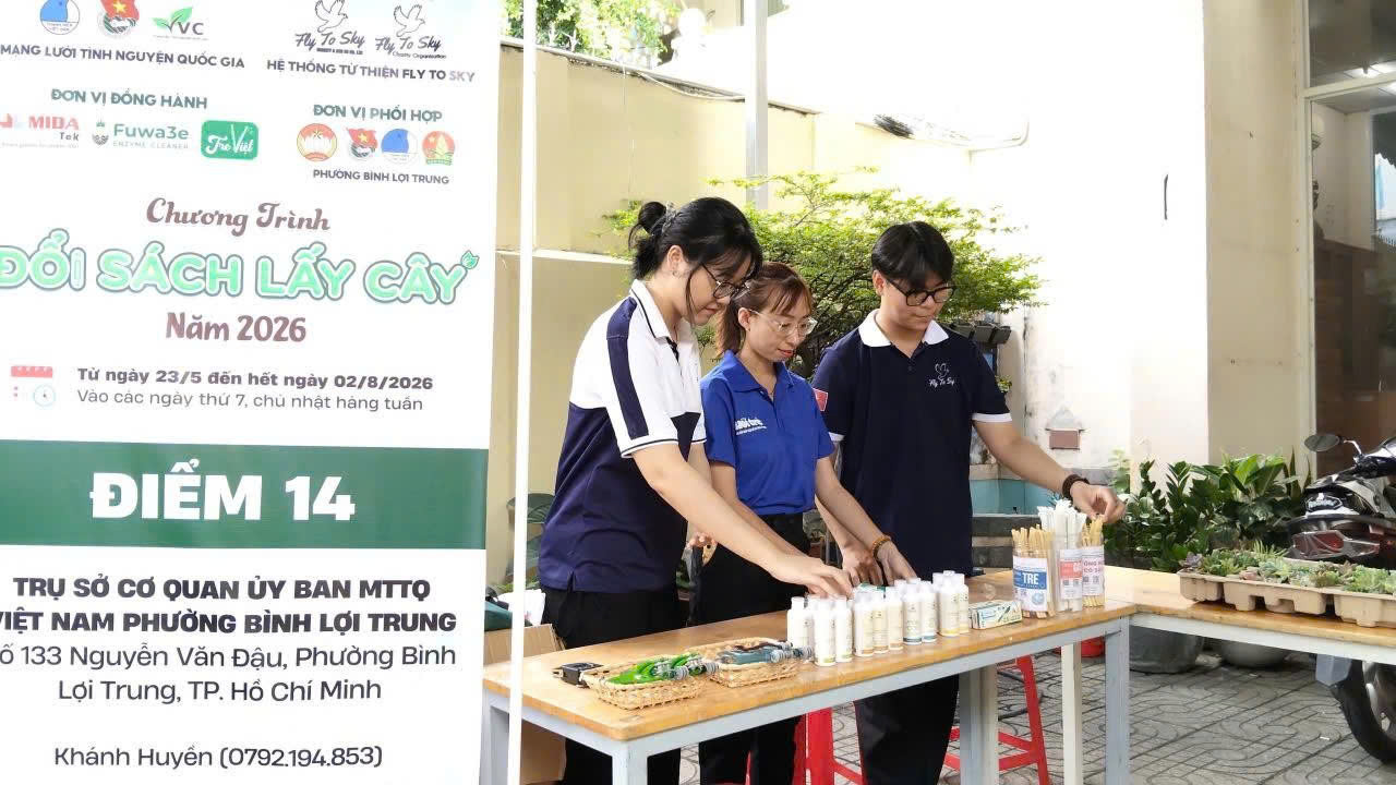 “Đổi sách lấy cây” 2026: Hành trình lan tỏa tri thức và lối sống xanh từ những điều giản dị