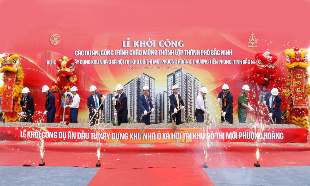 Bắc Ninh khởi công, khánh thành loạt dự án công nghiệp, nhà ở xã hội