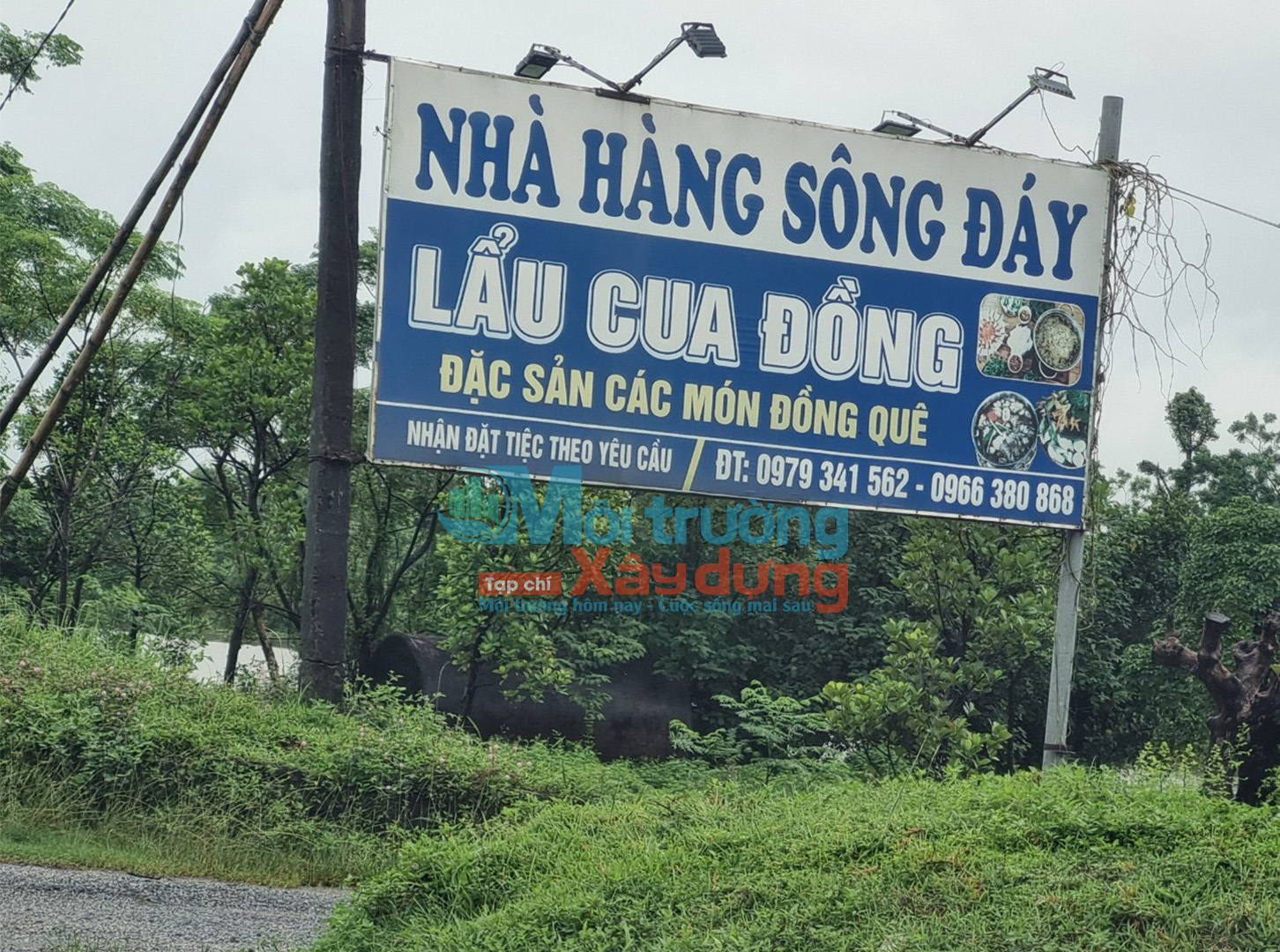 Xã Xuân Dương (Thanh Oai, Hà Nội): Nguy cơ ảnh hưởng môi trường từ “Nhà hàng Sông Đáy” xây dựng trái phép trên đất công?