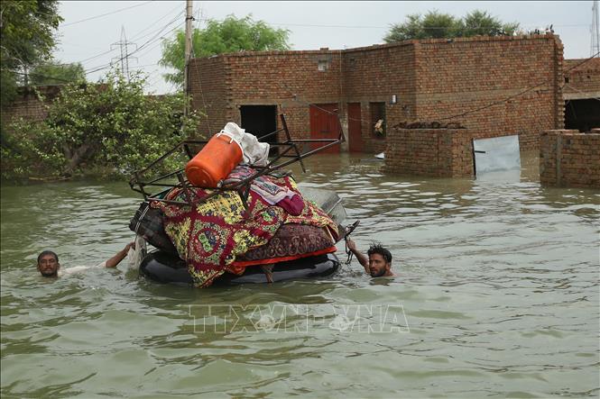 Pakistan: Miền Nam đối mặt với đợt lũ mới, hơn 1.000 người thiệt mạng từ đầu mùa mưa