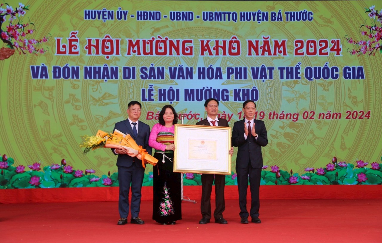 Thanh Hóa: Lễ hội Mường Khô được công nhận là Di sản văn hóa phi vật thể Quốc gia