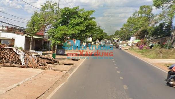 Đắk Lắk: Buộc khắc phục trường hợp xây dựng sân bê tông chồng lên hệ thống thoát nước tỉnh lộ 8