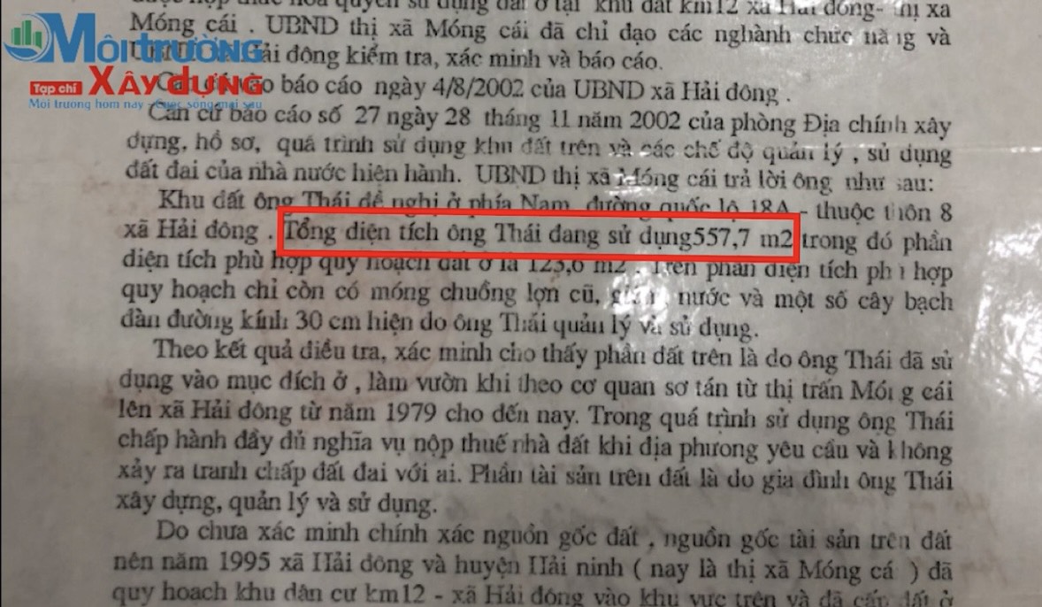 UBND TP. Móng Cái: Giải quyết nhưng đã thực sự giải quyết hay chưa?